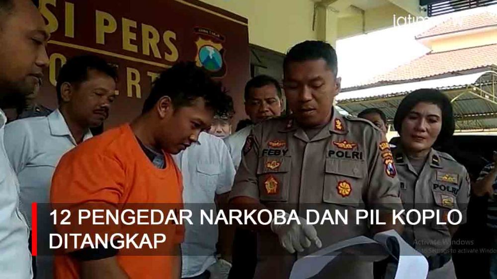 Video: 12 Pengedar Narkoba dan Pil Koplo di Mojokerto Ditangkap