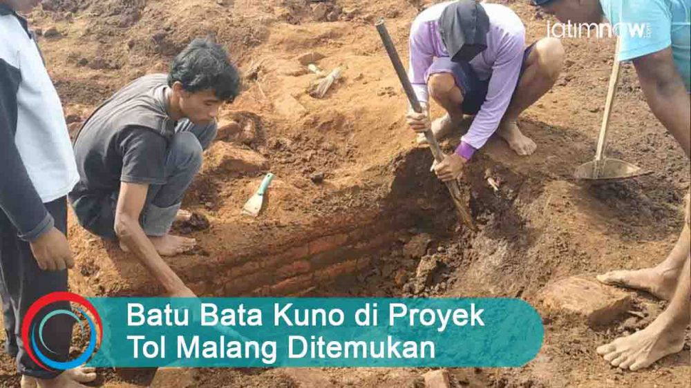 Video: Batu Bata Kuno di Proyek Tol Malang Ditemukan