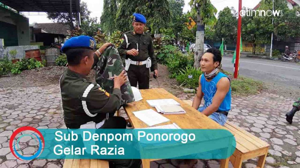 Video: Sub Denpom Ponorogo Gelar Razia