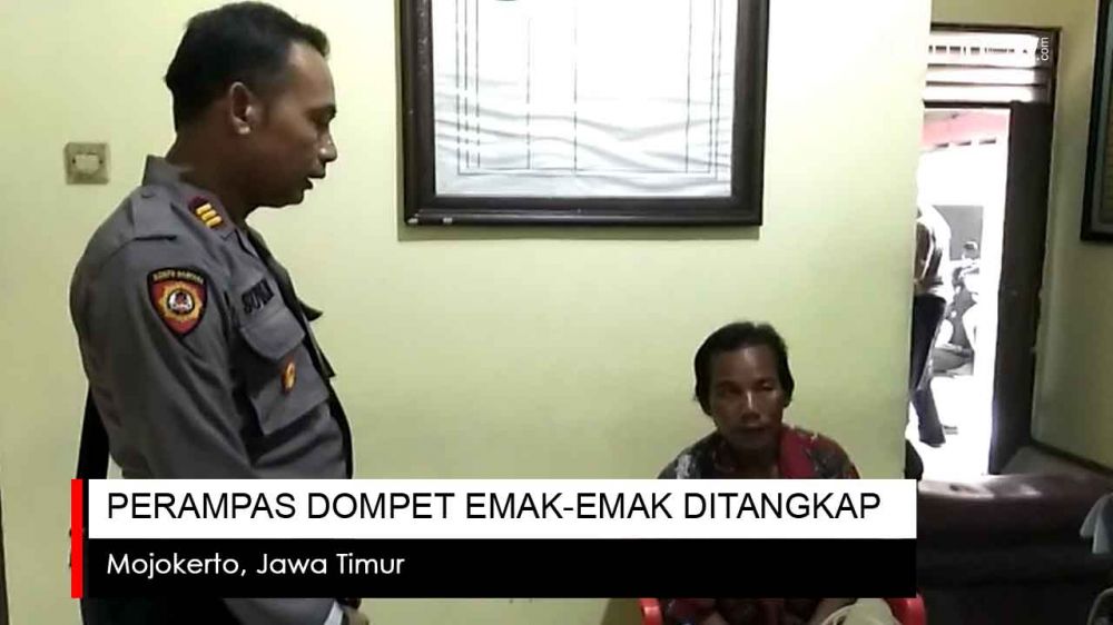 Video: Perampas Dompet Emak-emak Ditangkap
