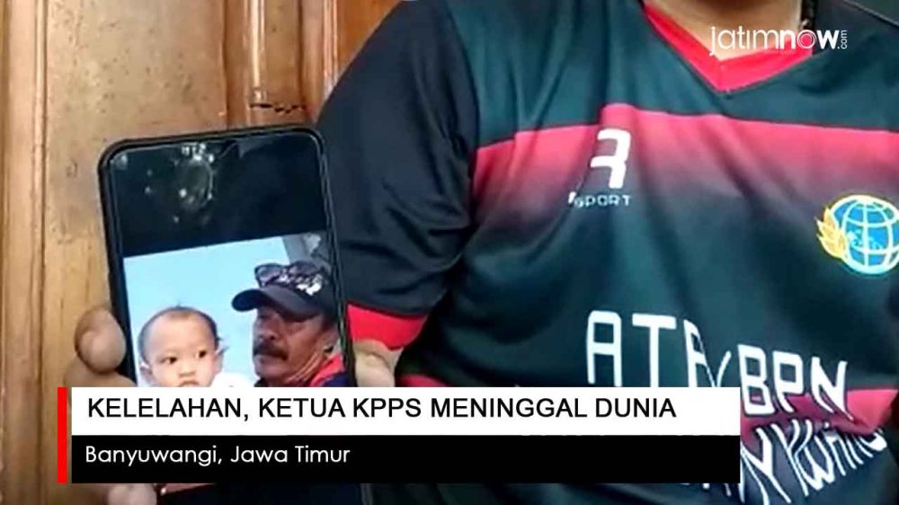 Video: Kelelahan, Ketua KPPS di Banyuwangi Meninggal Dunia