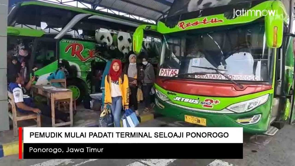 Video: Pemudik Mulai Padati Terminal Seloaji Ponorogo