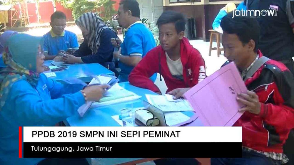 Video: PPDB 2019 di Tulungagung, SMPN ini Sepi Peminat