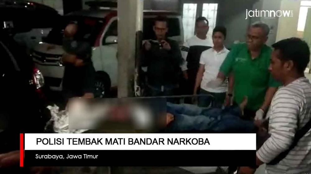 Video: Polisi Tembak Mati Bandar Narkoba di Surabaya