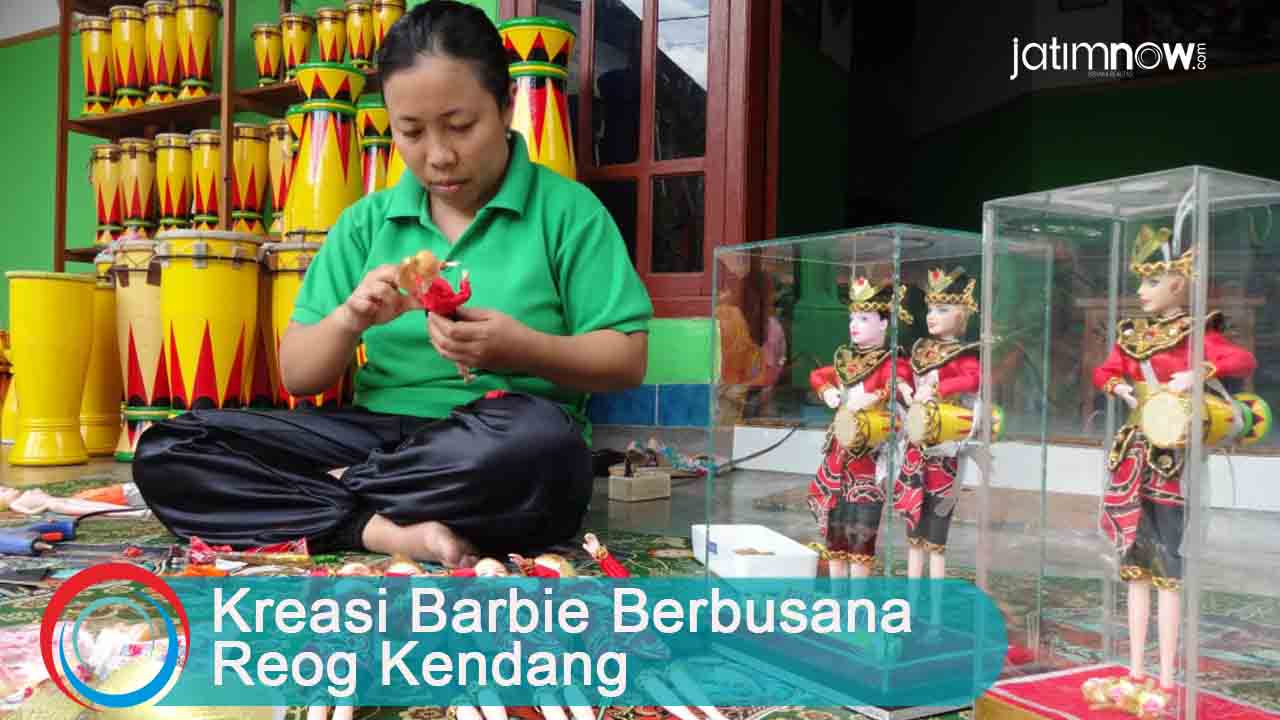 Video: Kreasi Barbie Berbusana Reog Kendang