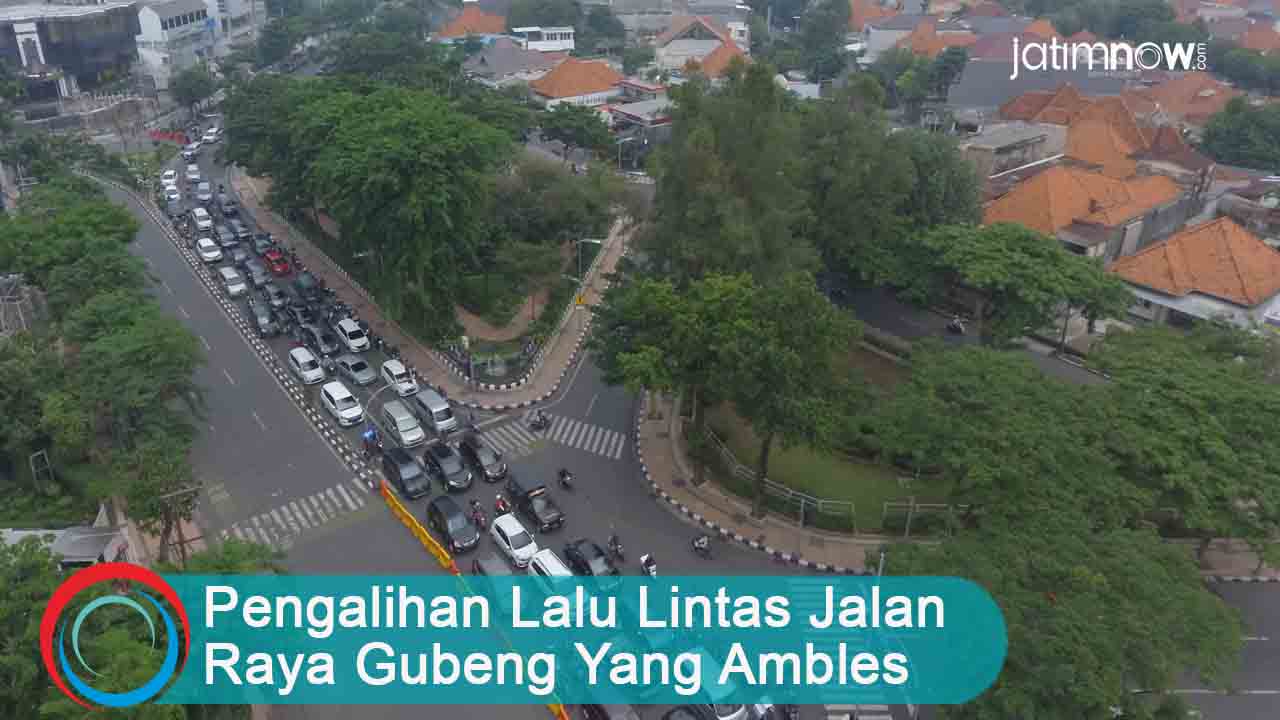 Video: Pengalihan Lalu Lintas Jalan Raya Gubeng yang Ambles