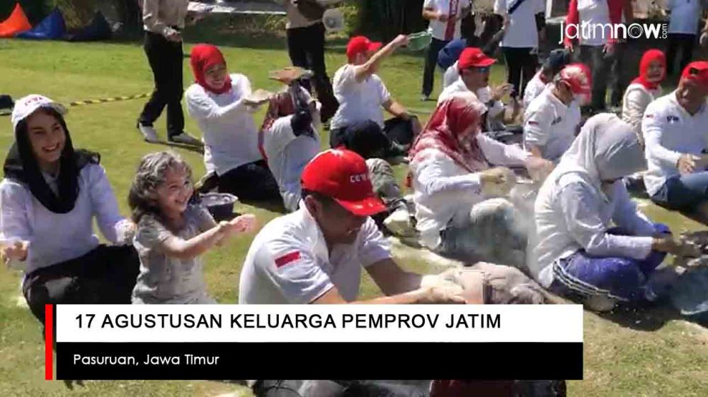 Video: Serunya 17 Agustusan Keluarga Pemprov Jatim