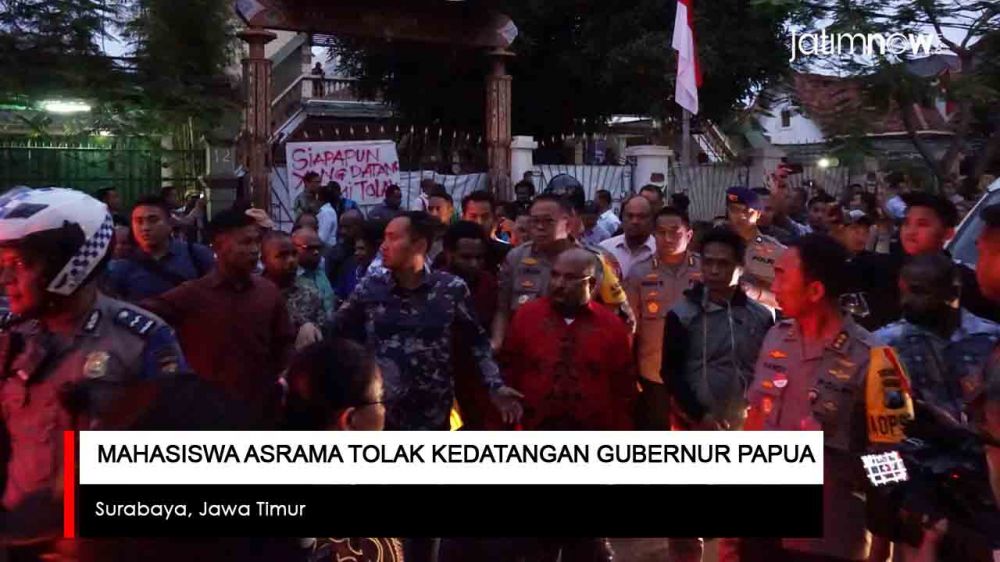 Video: Kedatangan Gubernur Papua Ditolak Mahasiswa Asrama Kalasan
