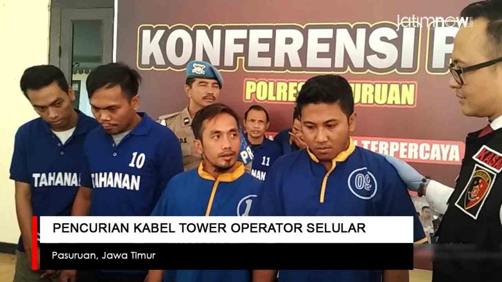 Video: Kawanan Pencuri Kabel Tower Operator Selular Diringkus