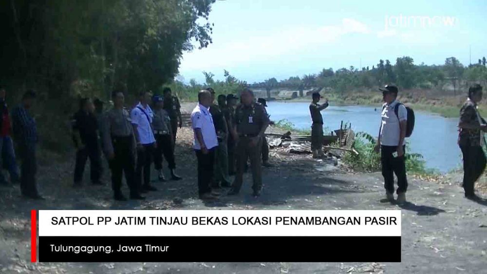 Video: Satpol PP Jatim Tinjau Lokasi Bekas Penambangan Pasir