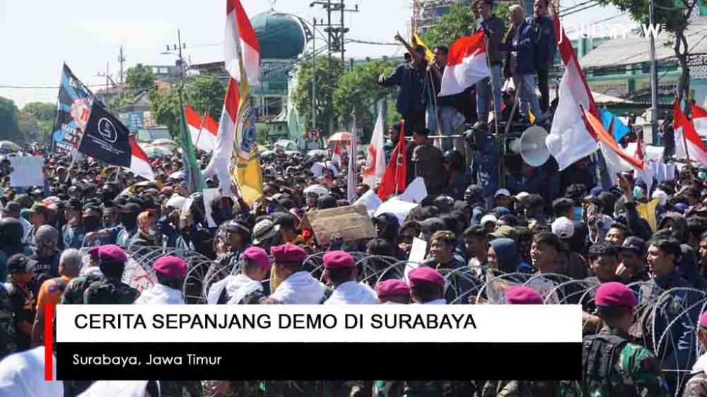 Video: Cerita Sepanjang Demo di Surabaya