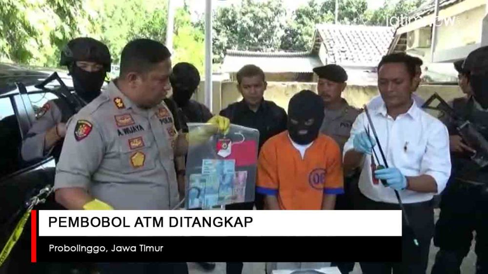 Video: Pembobol ATM di Probolinggo Ditangkap