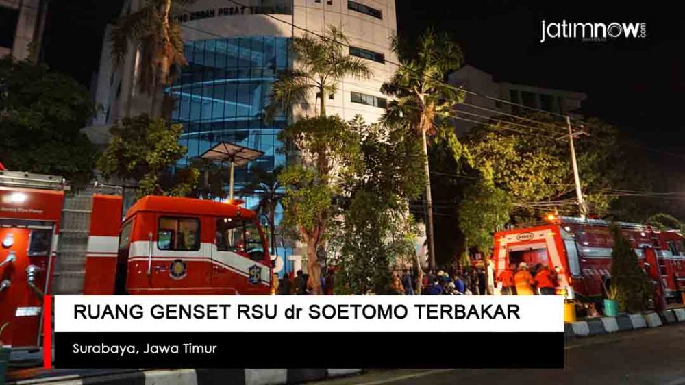 Video: Ruang Genset RSU dr Soetomo Terbakar
