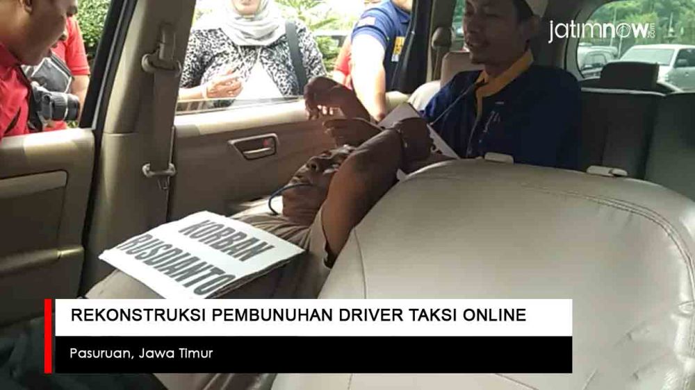 Video: Rekonstruksi Pembunuhan Driver Taksi Online