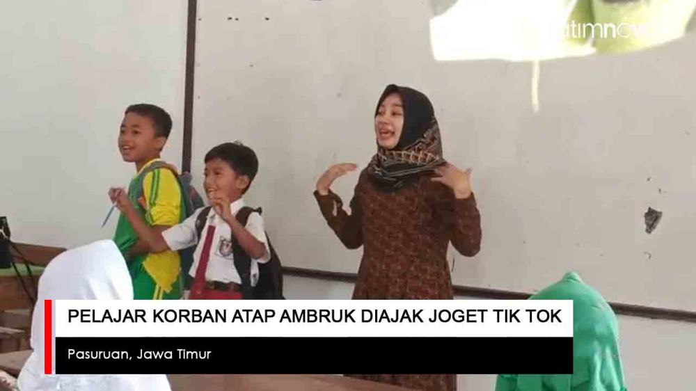 Video: Pelajar Korban Atap Ambruk Diajak Joget ala Tik Tok