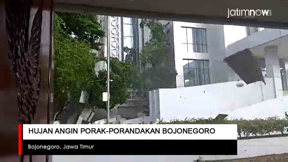 Video: Hujan Angin Kembali Porak-porandakan Bojonegoro