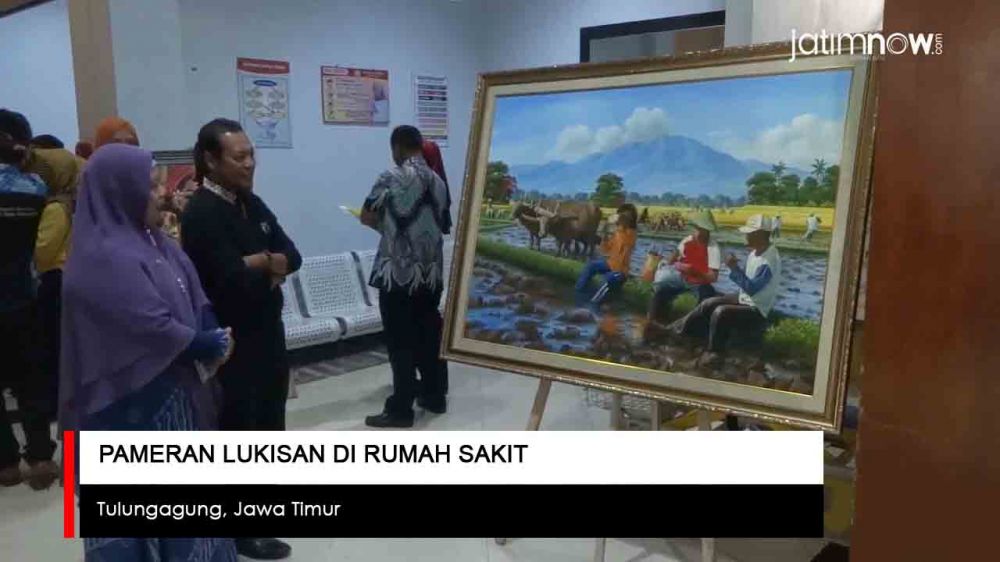 Video: Perupa Tulungagung Gelar Pameran Lukisan di Rumah Sakit