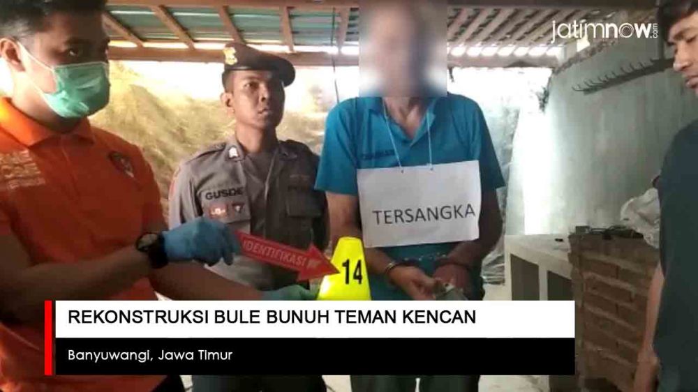 Video: Rekonstruksi Bule Belanda Bunuh Teman Kencannya