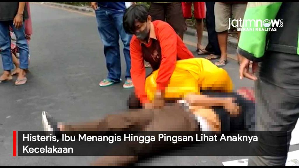 Video: Histeris Ibu  Lihat Anaknya Kecelakaan