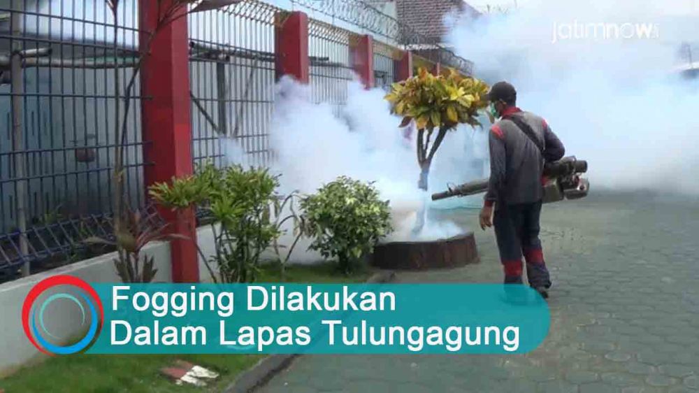 Video: Fogging Dilakukan Dalam Lapas Tulungagung