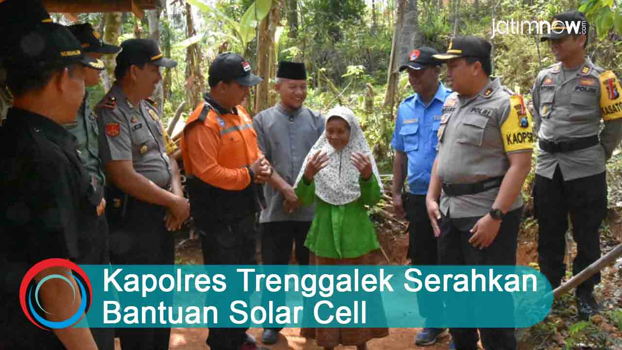 Video: Kapolres Trenggalek Serahkan Bantuan Solar Cell