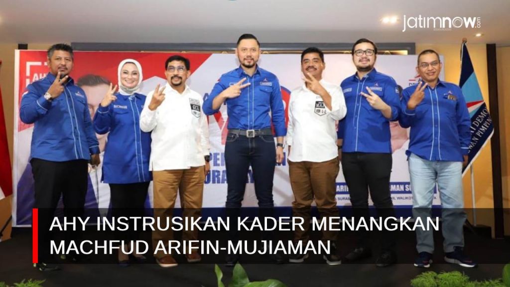 Video: Turun ke Surabaya, AHY Instrusikan Kader Menangkan MA-Mujiaman