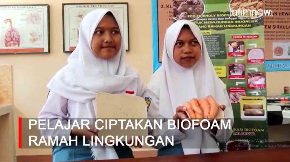 Video: Pelajar Ciptakan Biofoam Ramah Lingkungan