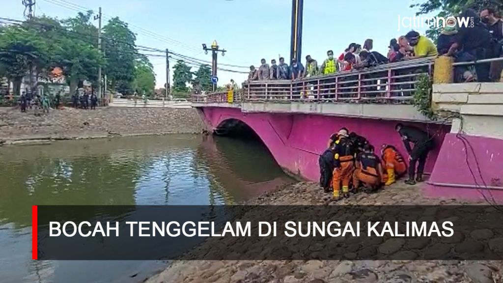 Video: Bocah Tewas Tenggelam di Sungai Kalimas Surabaya