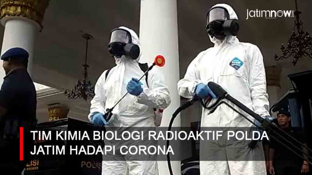 Video: Ini Dia Tim Khusus Polda Jatim Hadapi Corona