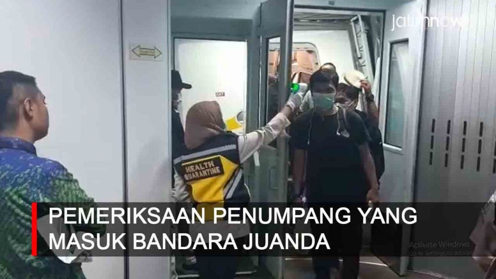 Video: Pemeriksaan Penumpang yang Masuk Bandara Internasional Juanda