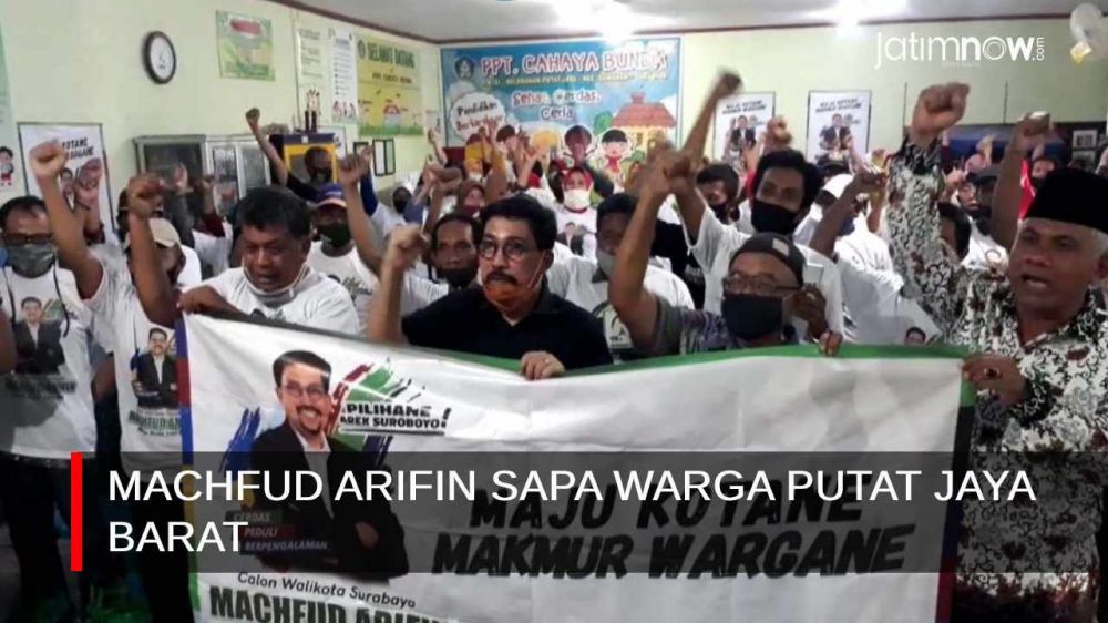 Video: Machfud Arifin Sapa Warga Putat Jaya Barat