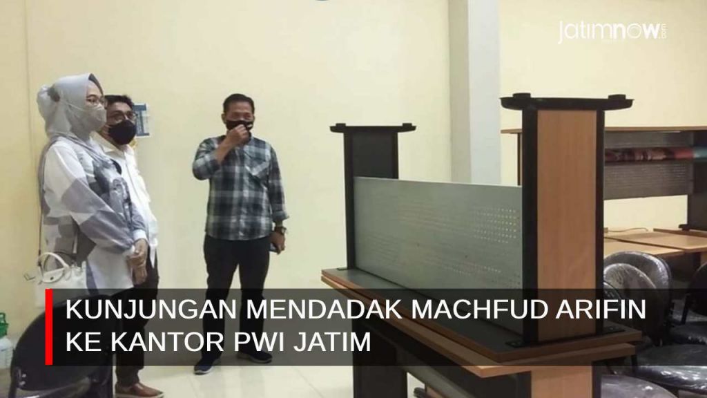 Video: Kunjungan Mendadak Machfud Arifin ke Kantor PWI Jatim