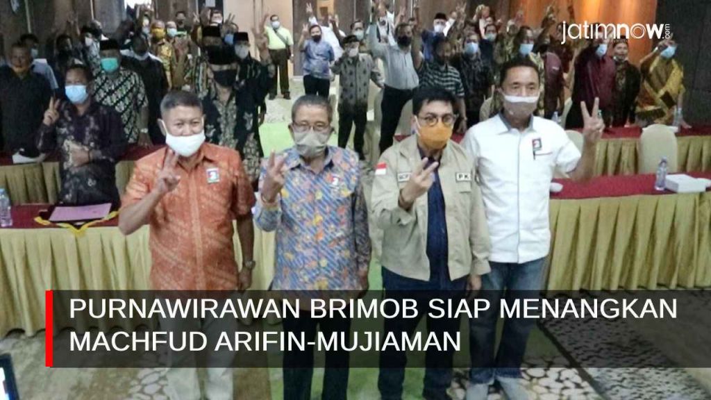 Video: Purnawirawan Brimob Siap Menangkan Machfud Arifin-Mujiaman