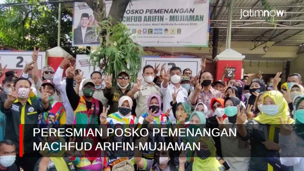 Video: Peresmian Posko Pemenangan Machfud Arifin-Mujiaman