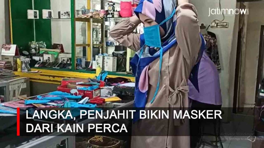 Video: Melihat Pembuatan Masker dari Kain Perca di Ponorogo