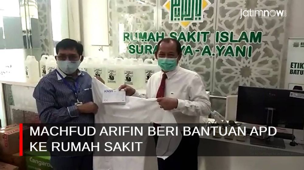 Video: Machfud Arifin Beri Bantuan APD ke Rumah Sakit