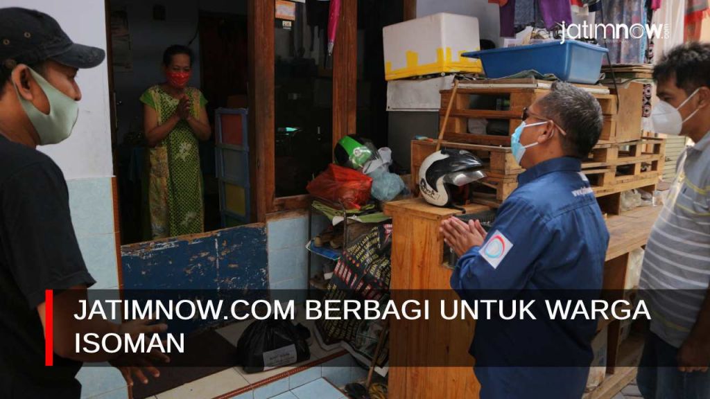 Video: jatimnow.com Berbagi untuk Warga Isoman di Surabaya
