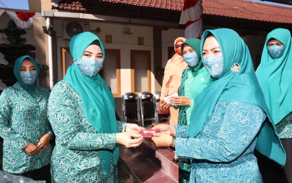 Tim Penggerak PKK Kota Probolinggo Gelar Gebrak Masker