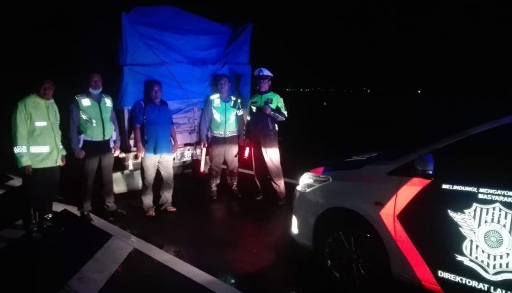 PJR Polda Jatim Tangkap Sopir Truk Pelaku Tabrak Lari
