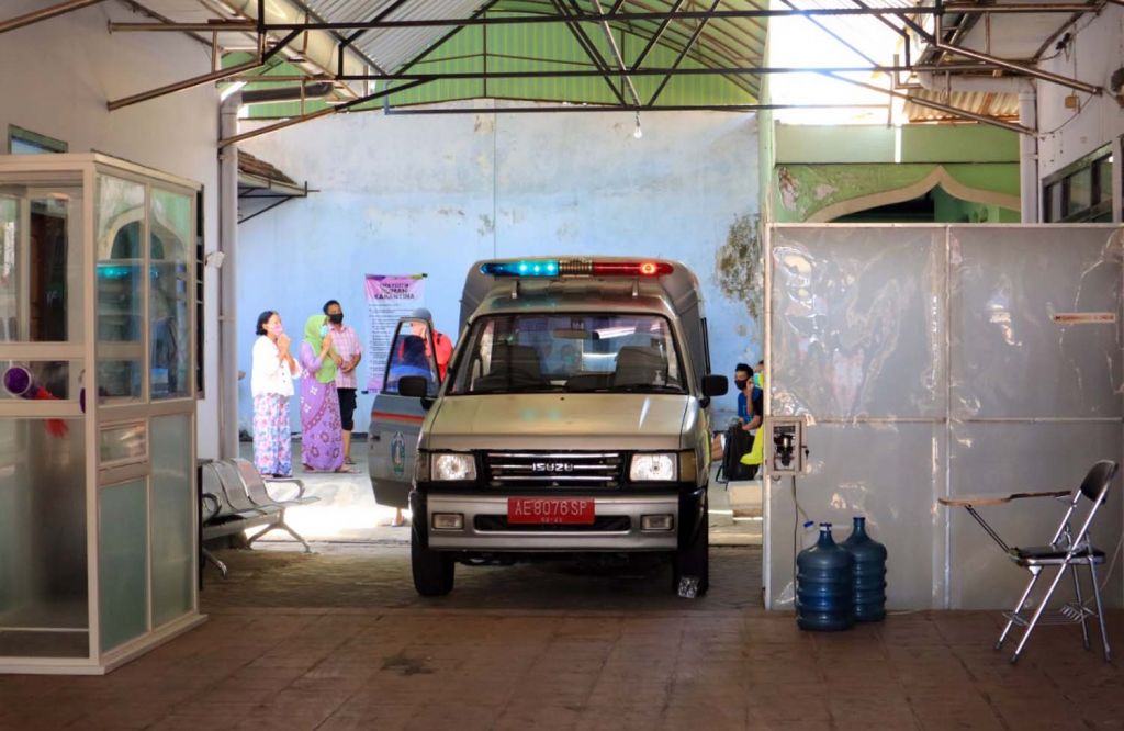 Salah satu gedung isolasi pasien Covid-19 di Ponorogo