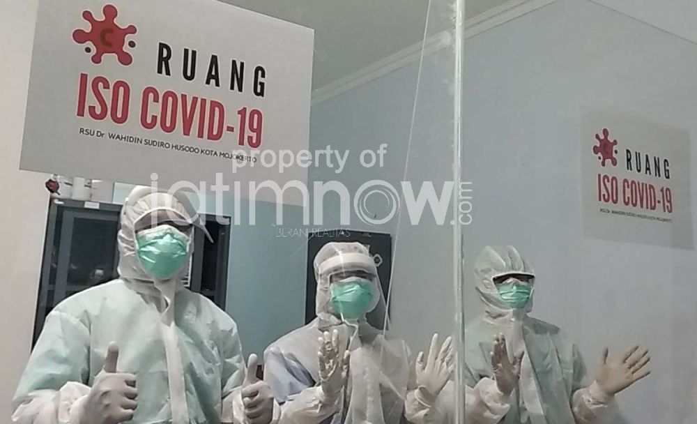 Paramedis Covid-19 di RSUD dr Wahidin Sudirohusodo Kota Mojokerto