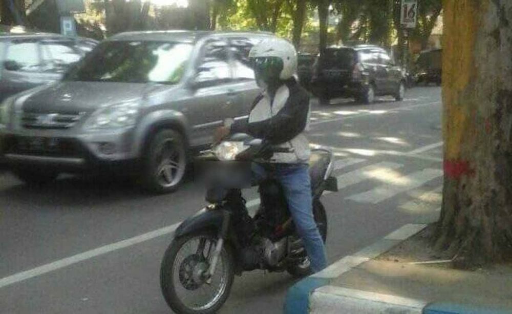 Pria yang diduga pelaku teror alat kelamin yang sempat difoto korban