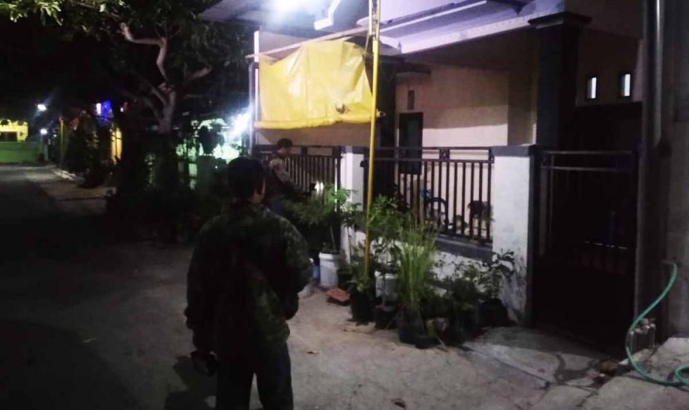 Rumah kontrakan terduga teroris BTK di Ponorogo