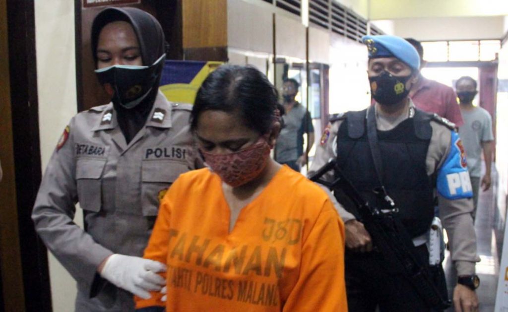 Tersangka investasi bodong diamankan di Mapolres Malang