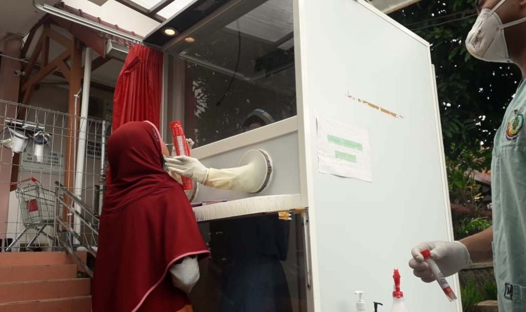 Ilustrasi tes swab (Foto: Dok. jatimnow.com)