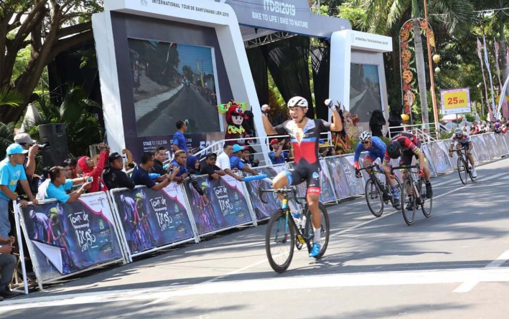 Pebalap Mongolia Sabet Yellow Jersey Etape Pertama Tour de Ijen