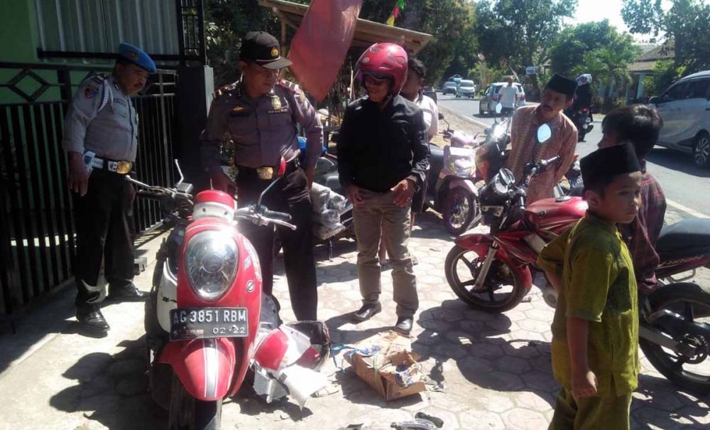 Polisi mengamankan motor korban tewas dalam kecelakaan di Tulungagung