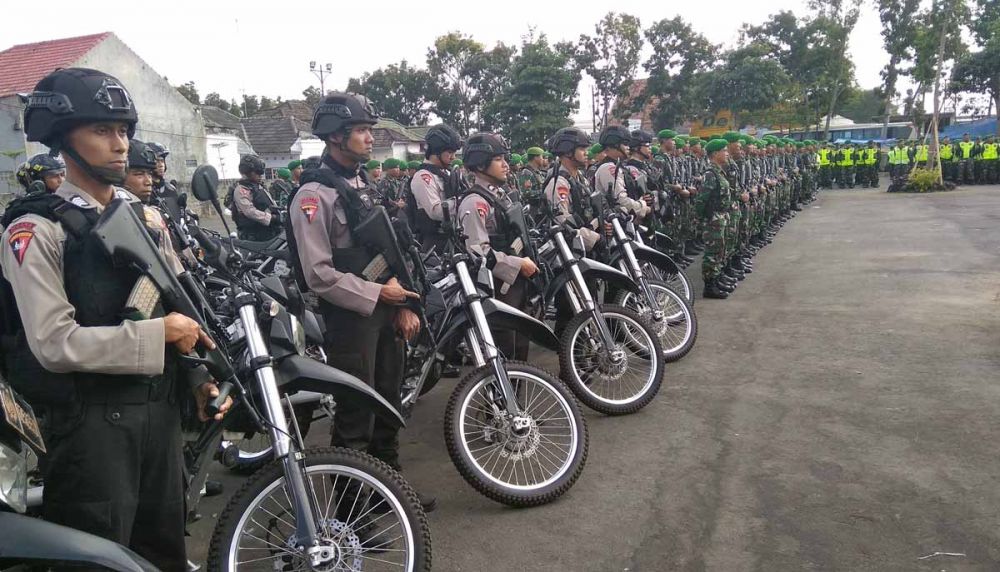 Personel gabungan mulai disebar amankan Pilkades 2019 serentak di Tulungagung 