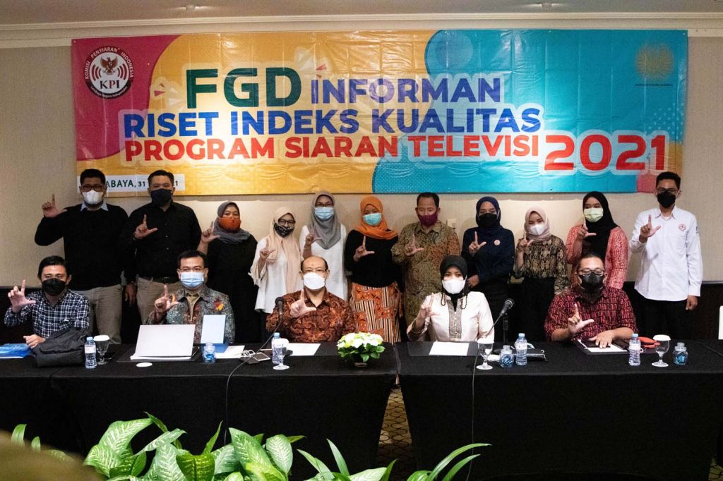 Focus Group Discussion yang digelar Unesa bekerjasama dengan Komisi Penyiaran Indonesia pada Senin (1/6/2021)
