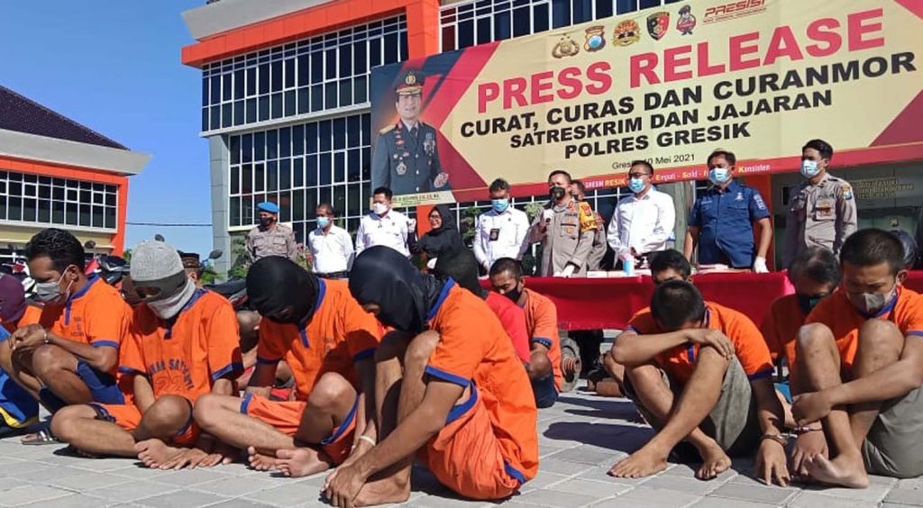 Sederet Kasus Kejahatan di Gresik yang Dibongkar Jelang Lebaran 2021